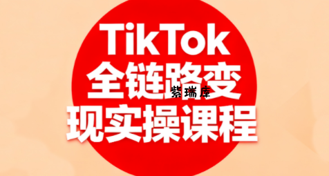 小杨老师·TikTok全链路变现实操课程-紫瑞库