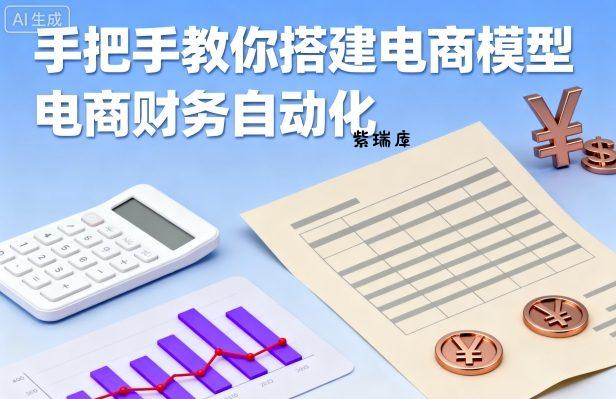 手把手教你搭建电商模型-电商财务自动化-紫瑞库