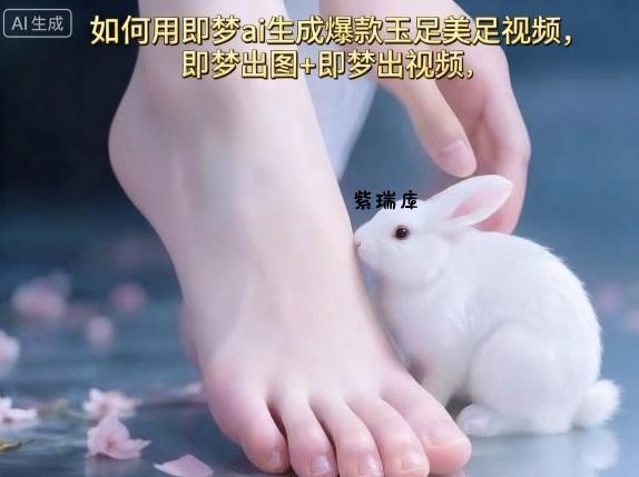 如何用即梦ai生成爆款玉足美足视频，即梦出图+即梦出视频，快速涨粉-紫瑞库