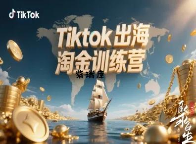 Tiktok出海淘金训练营，跨境电商TK实战变现-紫瑞库