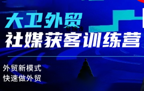 大卫老师·外贸社媒获客独家训练营(更新10月)-紫瑞库
