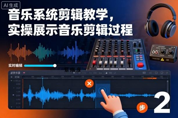 音乐系统剪辑教学,实操展示音乐剪辑过程-紫瑞库